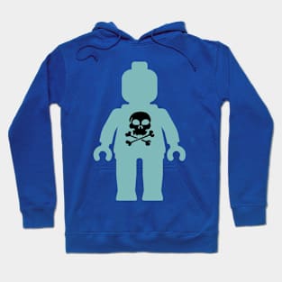 Minifig with Skull Design Hoodie